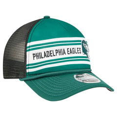 Philadelphia Eagles New Era Linear A-Frame 9FORTY Adjustable Hat - Green online