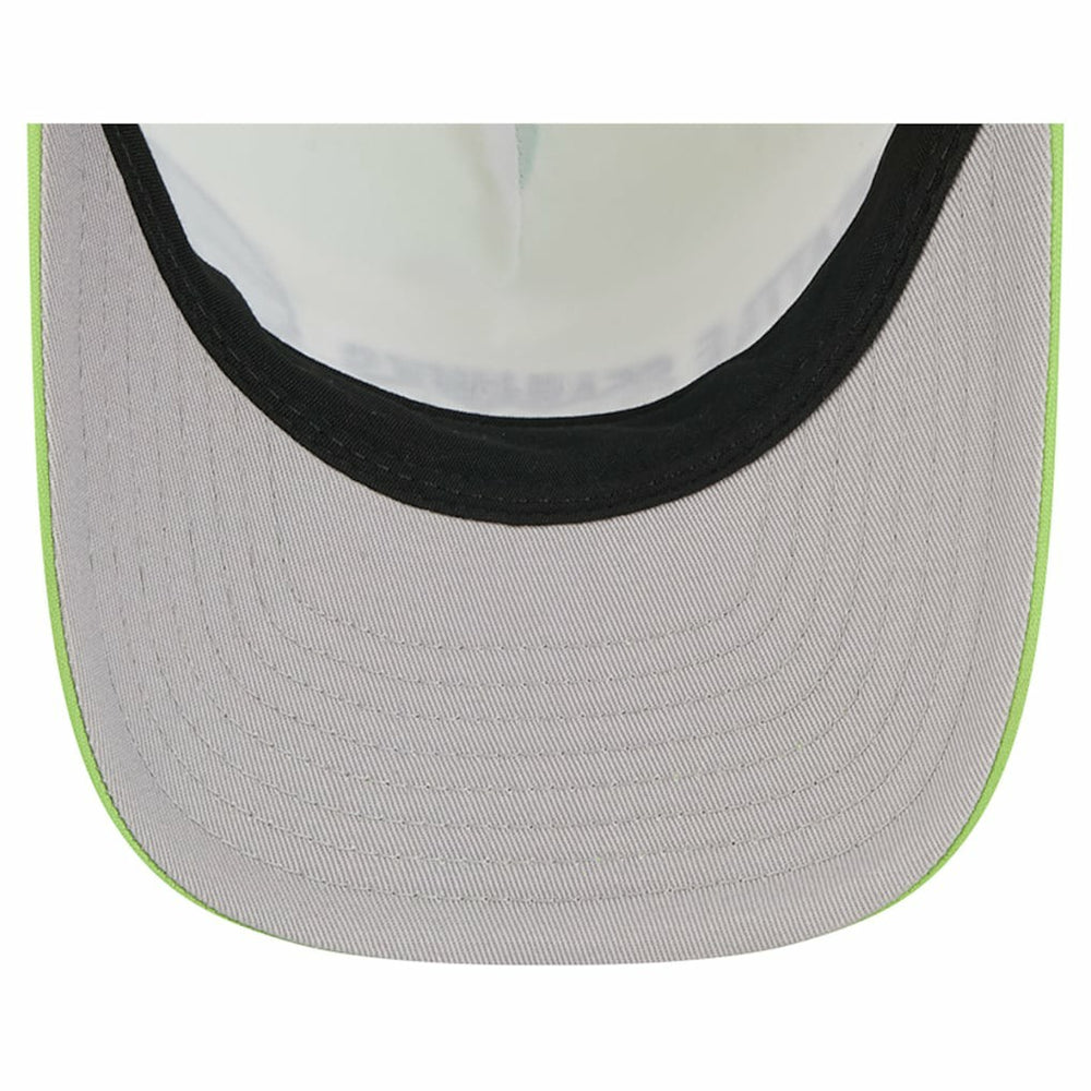 Seattle Seahawks New Era Linear A-Frame 9FORTY Adjustable Hat - Neon Green discount