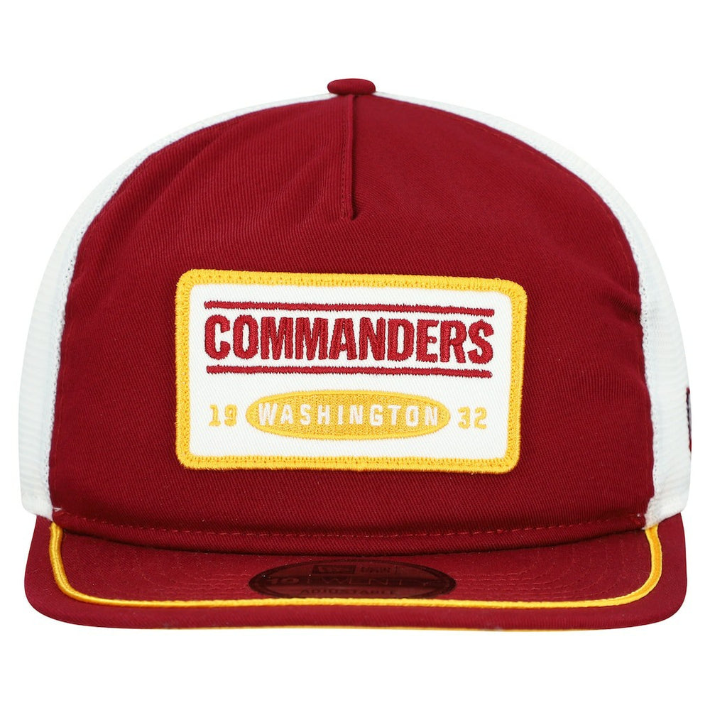 Washington Commanders New Era Patch 19TWENTY Adjustable Hat - Burgundy/White outlet