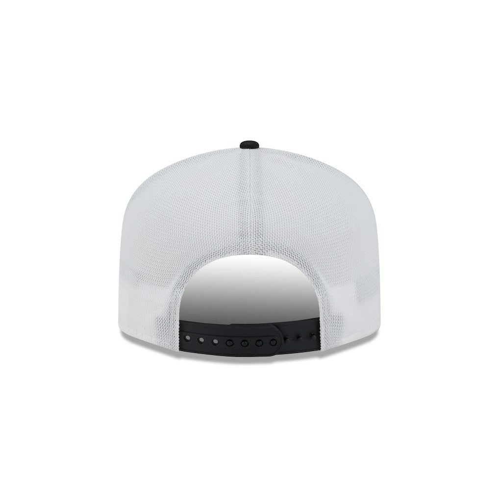 Las Vegas Raiders New Era Patch 19TWENTY Adjustable Hat - Black/White on sale