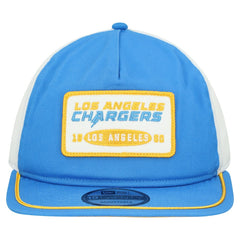 Los Angeles Chargers New Era Patch 19TWENTY Adjustable Hat - Powder Blue/White for sale