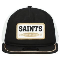 New Orleans Saints New Era Patch 19TWENTY Adjustable Hat - Black/White online