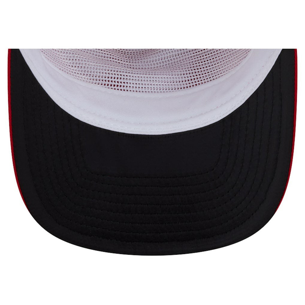 San Francisco 49ers New Era Patch 19TWENTY Adjustable Hat - Scarlet/White cheap
