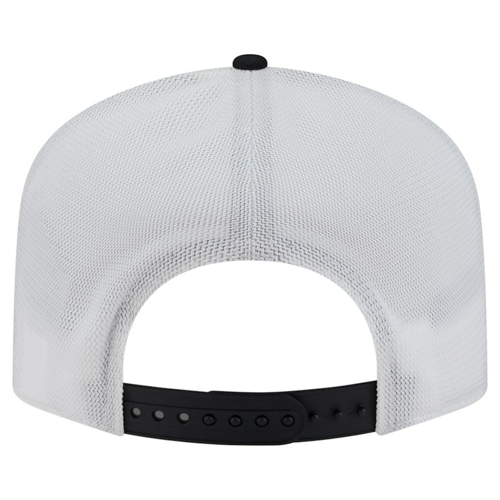 Pittsburgh Steelers New Era Patch 19TWENTY Adjustable Hat - Black/White discount