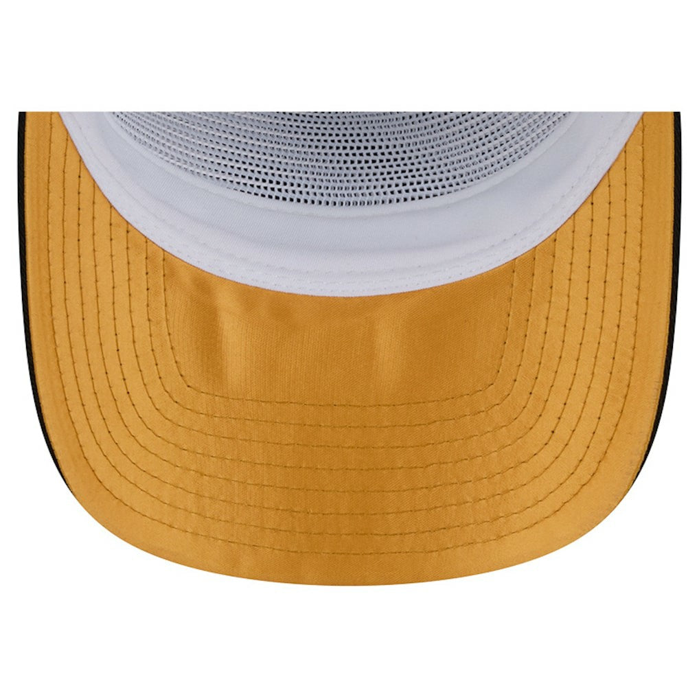 Pittsburgh Steelers New Era Patch 19TWENTY Adjustable Hat - Black/White discount