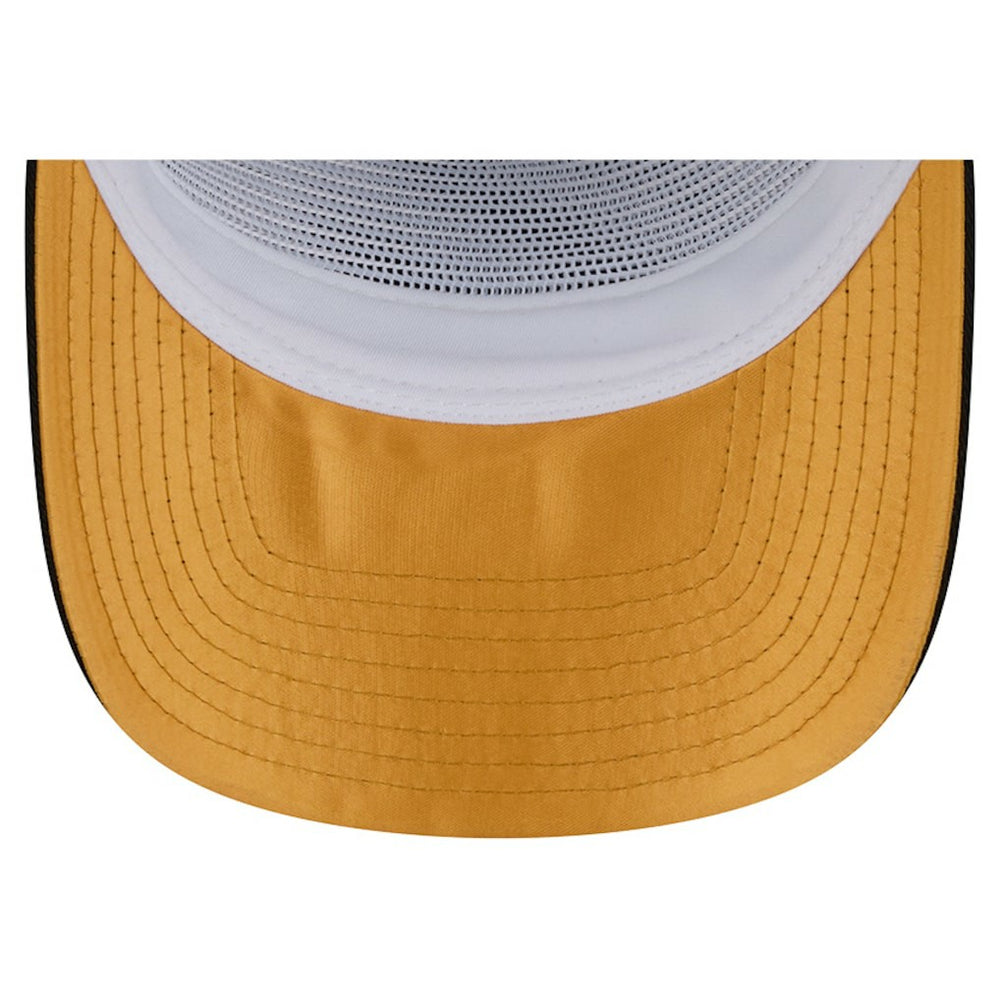 Pittsburgh Steelers New Era Patch 19TWENTY Adjustable Hat - Black/White discount