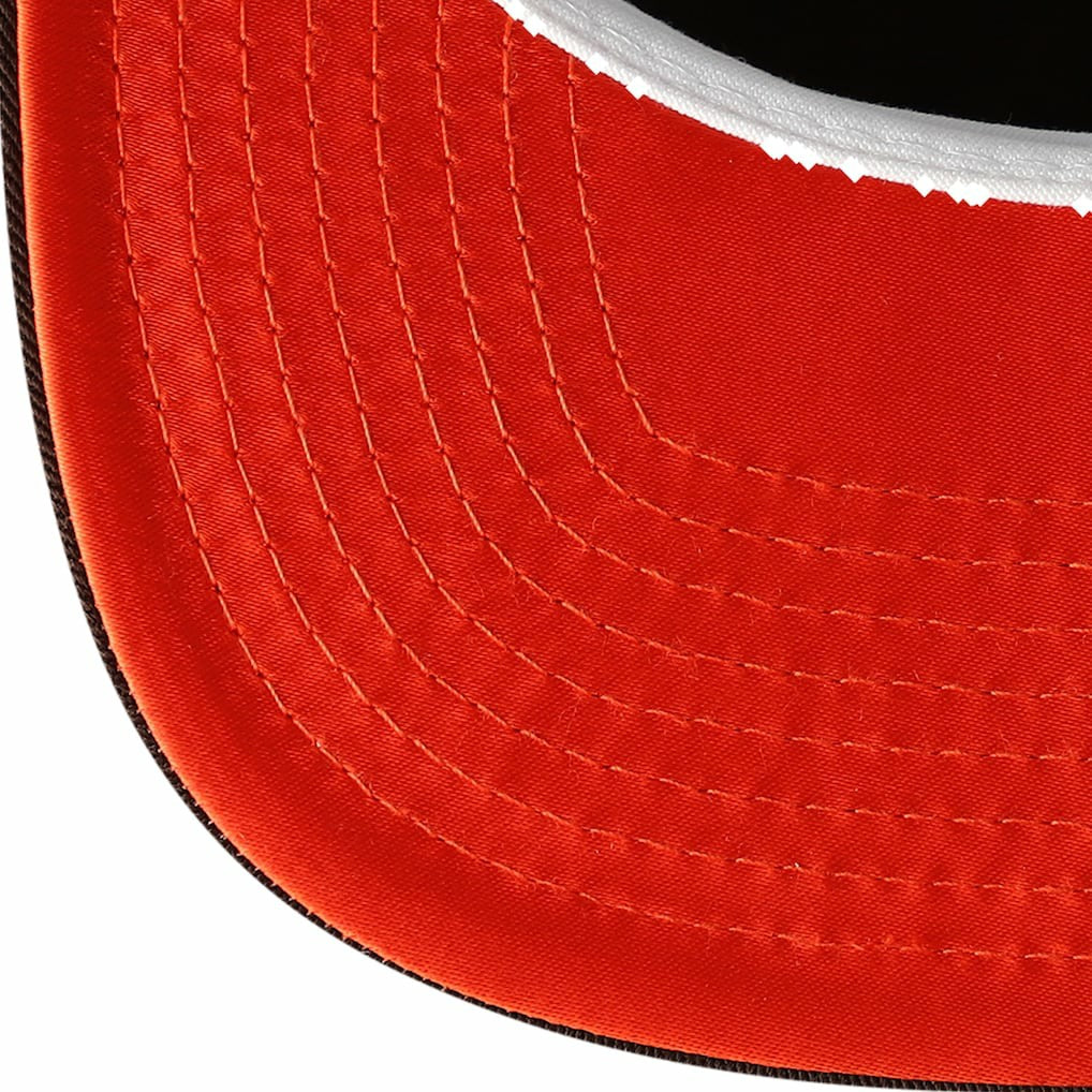 Cleveland Browns New Era Patch 19TWENTY Adjustable Hat - Brown/White discount