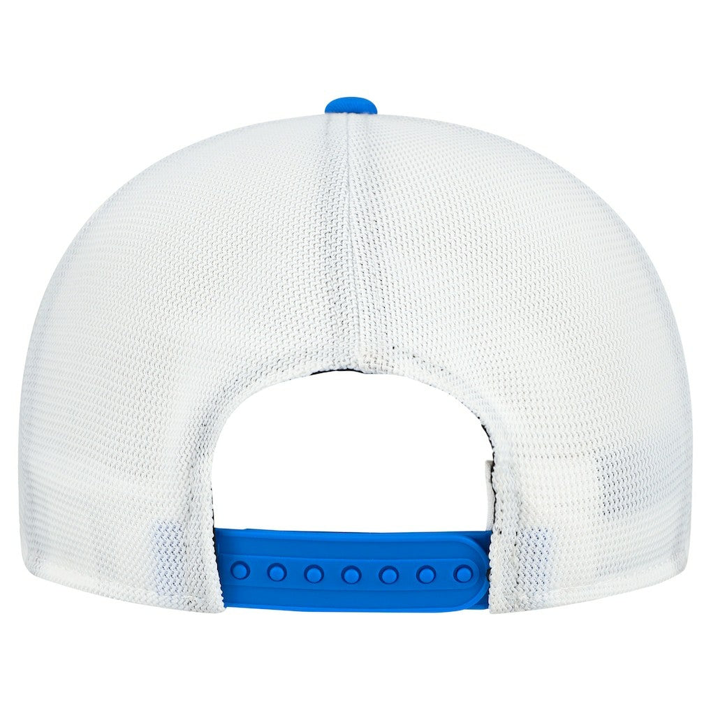 Detroit Lions New Era Patch 19TWENTY Adjustable Hat - Blue/White cheap
