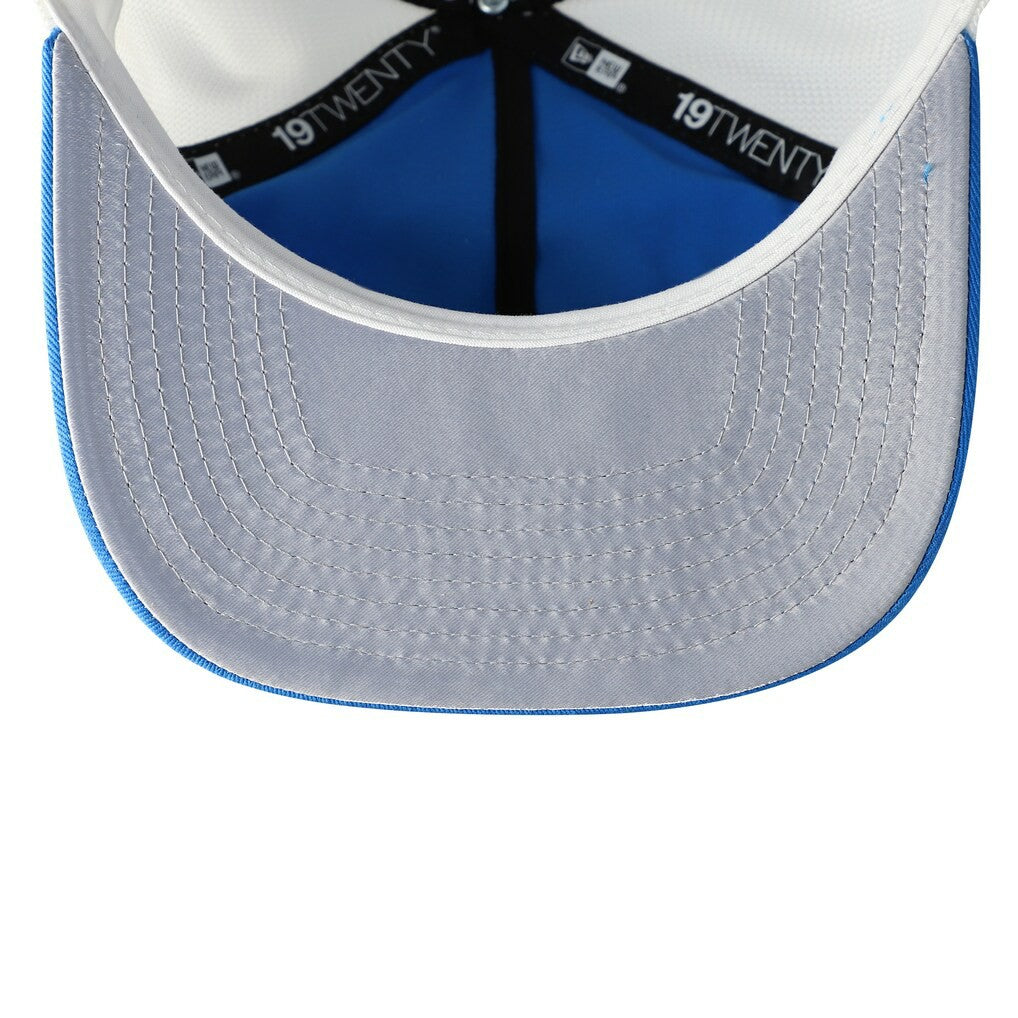 Detroit Lions New Era Patch 19TWENTY Adjustable Hat - Blue/White cheap