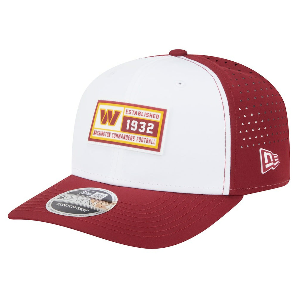 Washington Commanders New Era Established Patch 9SEVENTY Adjustable Hat - White/Burgundy sale