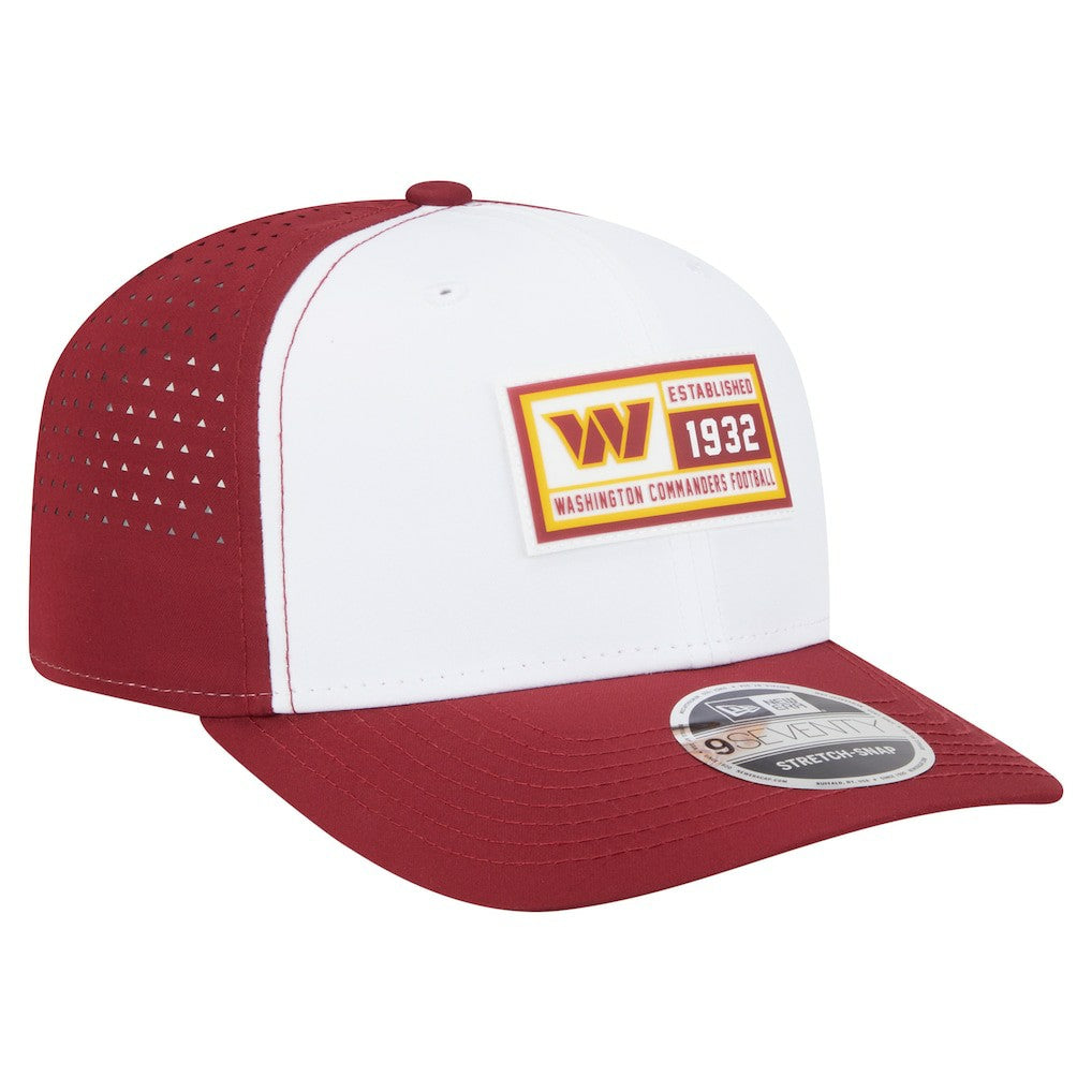 Washington Commanders New Era Established Patch 9SEVENTY Adjustable Hat - White/Burgundy sale