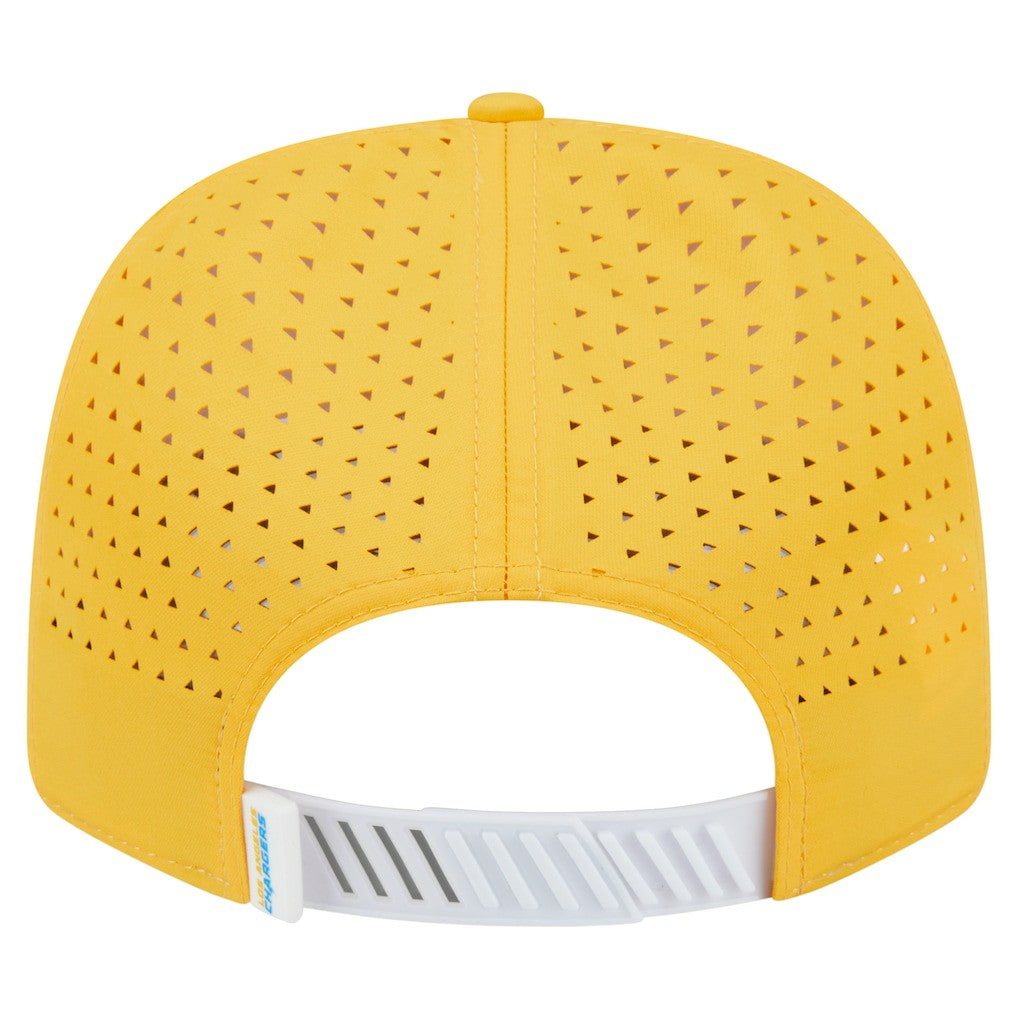 Los Angeles Chargers New Era Established Patch 9SEVENTY Adjustable Hat - White/Gold outlet