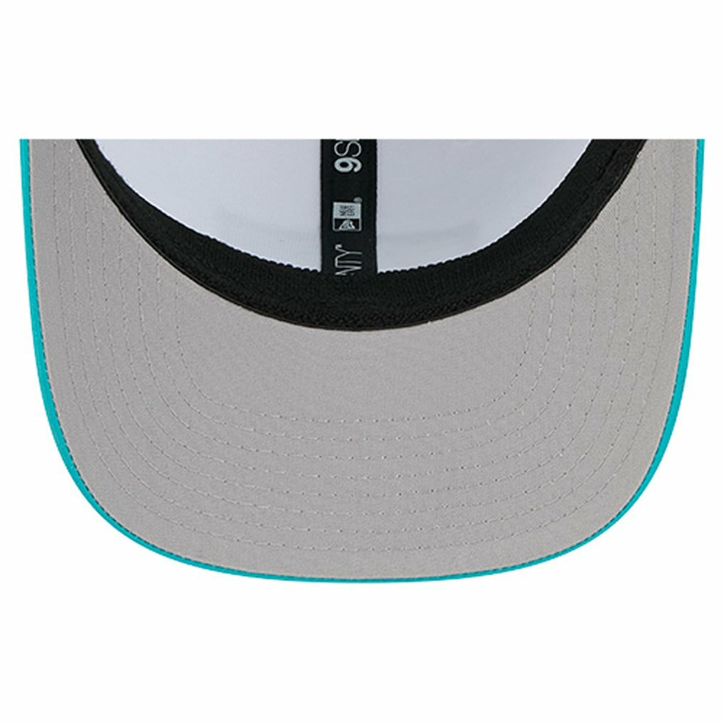 Miami Dolphins New Era Established Patch 9SEVENTY Adjustable Hat - White/Aqua online