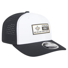New Orleans Saints New Era Established Patch 9SEVENTY Adjustable Hat - White/Black online