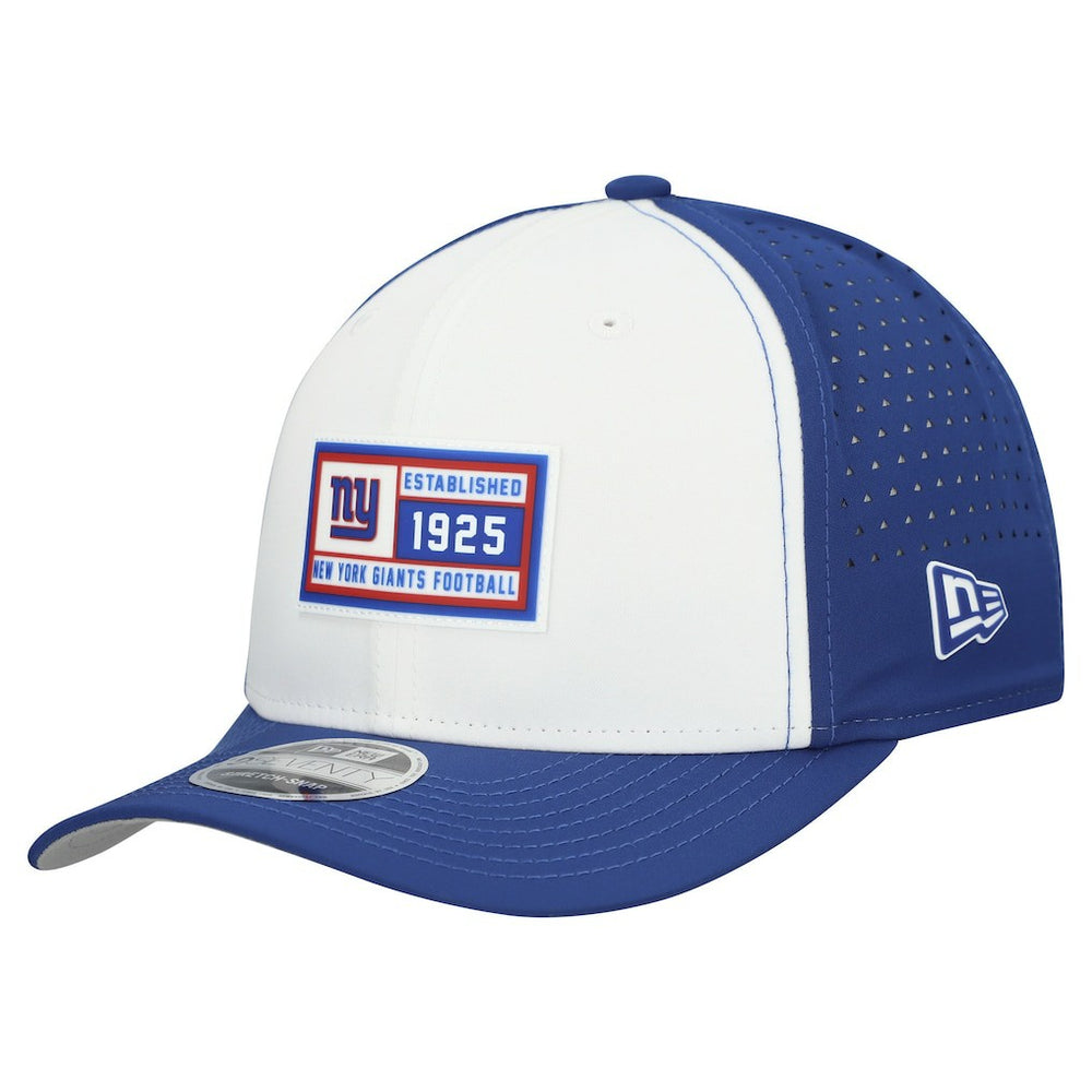 New York Giants New Era Established Patch 9SEVENTY Adjustable Hat - White/Royal online