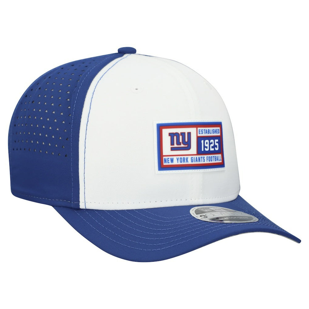 New York Giants New Era Established Patch 9SEVENTY Adjustable Hat - White/Royal online