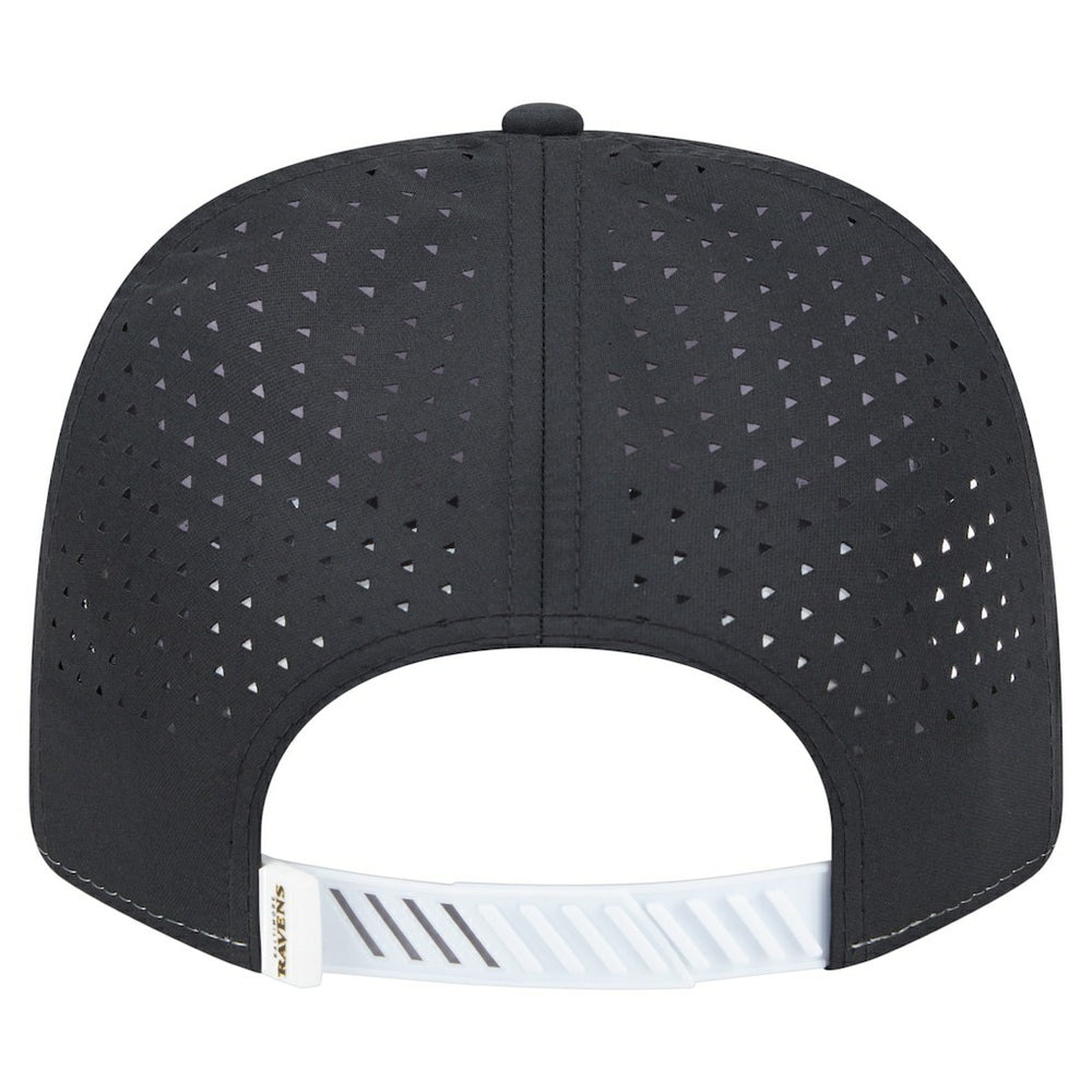Baltimore Ravens New Era Established Patch 9SEVENTY Adjustable Hat - White/Black sale