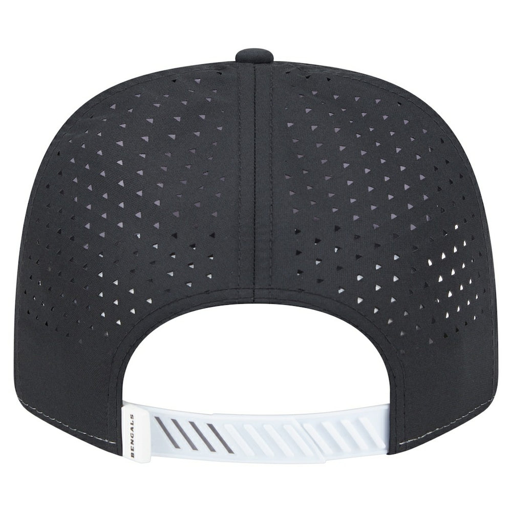Cincinnati Bengals New Era Established Patch 9SEVENTY Adjustable Hat - White/Black discount