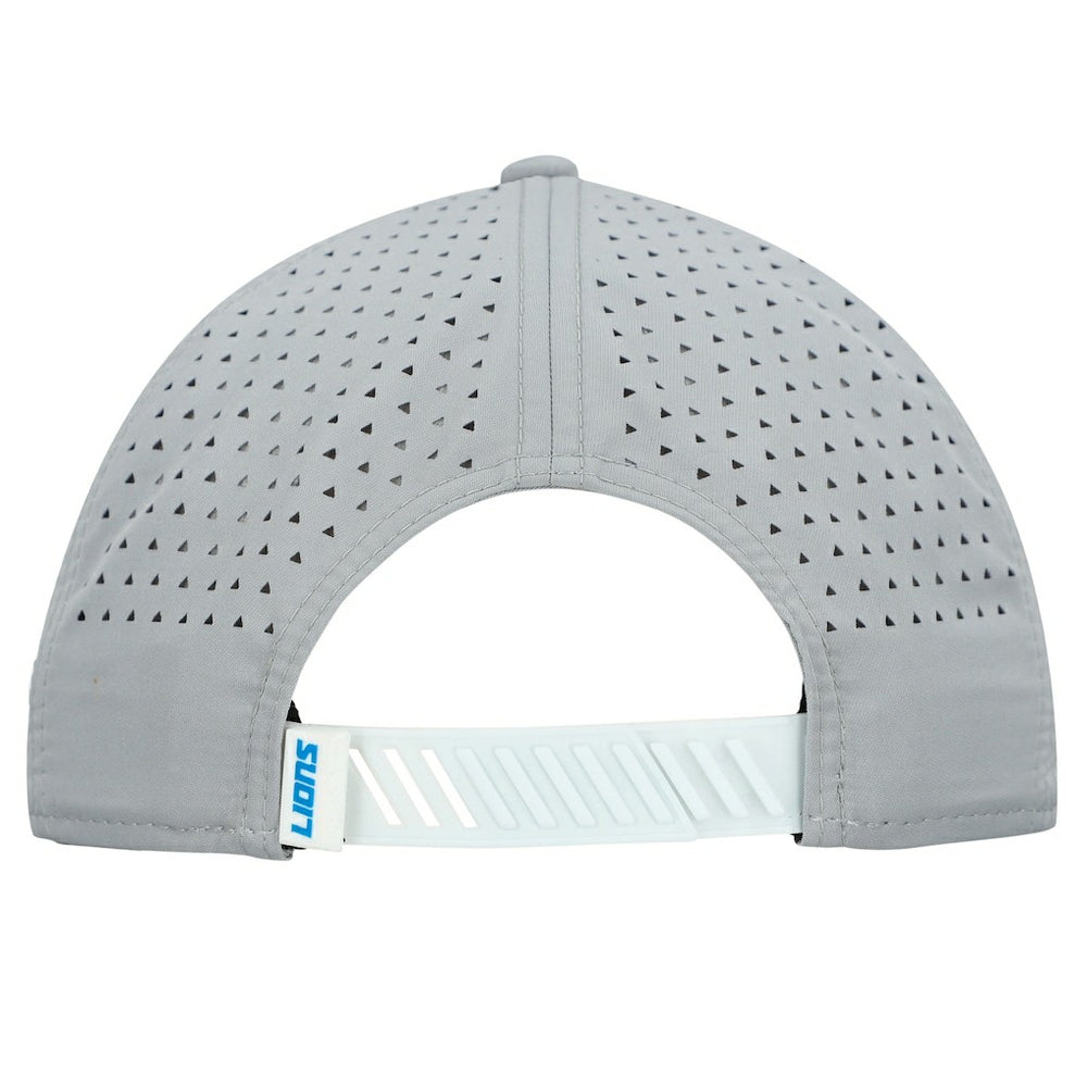 Detroit Lions New Era Established Patch 9SEVENTY Adjustable Hat - White/Silver discount