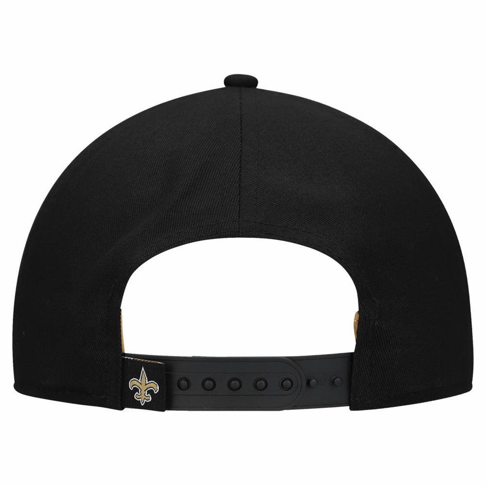 New Orleans Saints New Era Women's Metallic 9FORTY M-Crown A-Frame Adjustable Hat - Black for sale