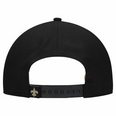 New Orleans Saints New Era Women's Metallic 9FORTY M-Crown A-Frame Adjustable Hat - Black for sale