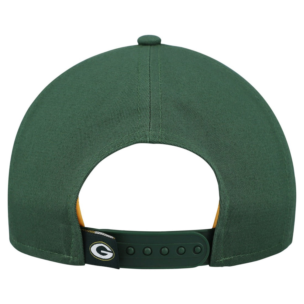 Green Bay Packers New Era Women's Metallic 9FORTY M-Crown A-Frame Adjustable Hat - Green discount