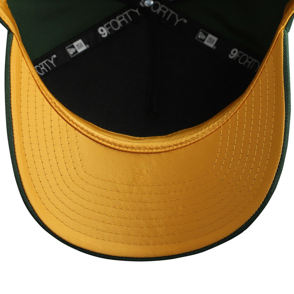 Green Bay Packers New Era Women's Metallic 9FORTY M-Crown A-Frame Adjustable Hat - Green discount