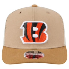 Cincinnati Bengals New Era Two-Tone Trucker 9SEVENTY Adjustable Hat - Light Beige on sale