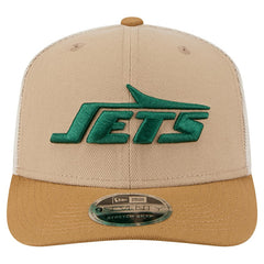 New York Jets New Era Two-Tone Trucker 9SEVENTY Adjustable Hat - Light Beige sale