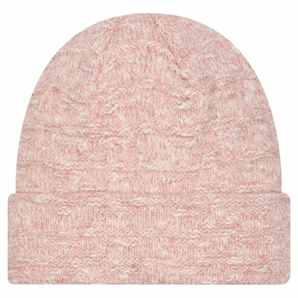 Kansas City Chiefs New Era Women's Metallic Cuffed Knit Hat - Pink sale