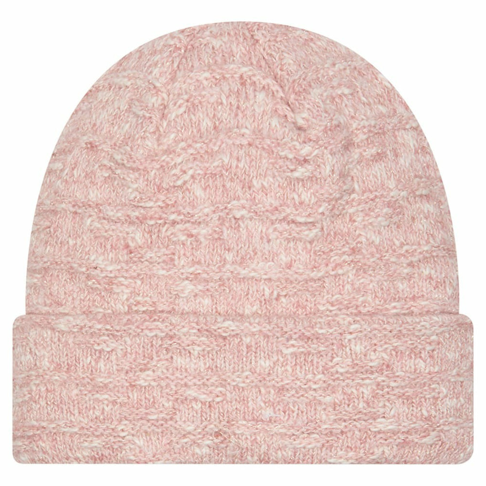 Kansas City Chiefs New Era Women's Metallic Cuffed Knit Hat - Pink sale