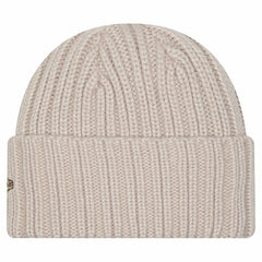 Cincinnati Bengals New Era Logo Applique Cuffed Knit Hat - Light Beige on sale
