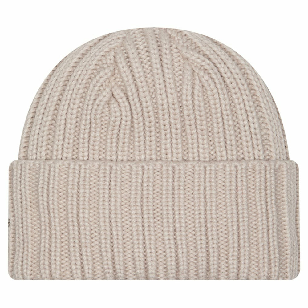 Las Vegas Raiders New Era Logo Applique Cuffed Knit Hat - Light Beige sale