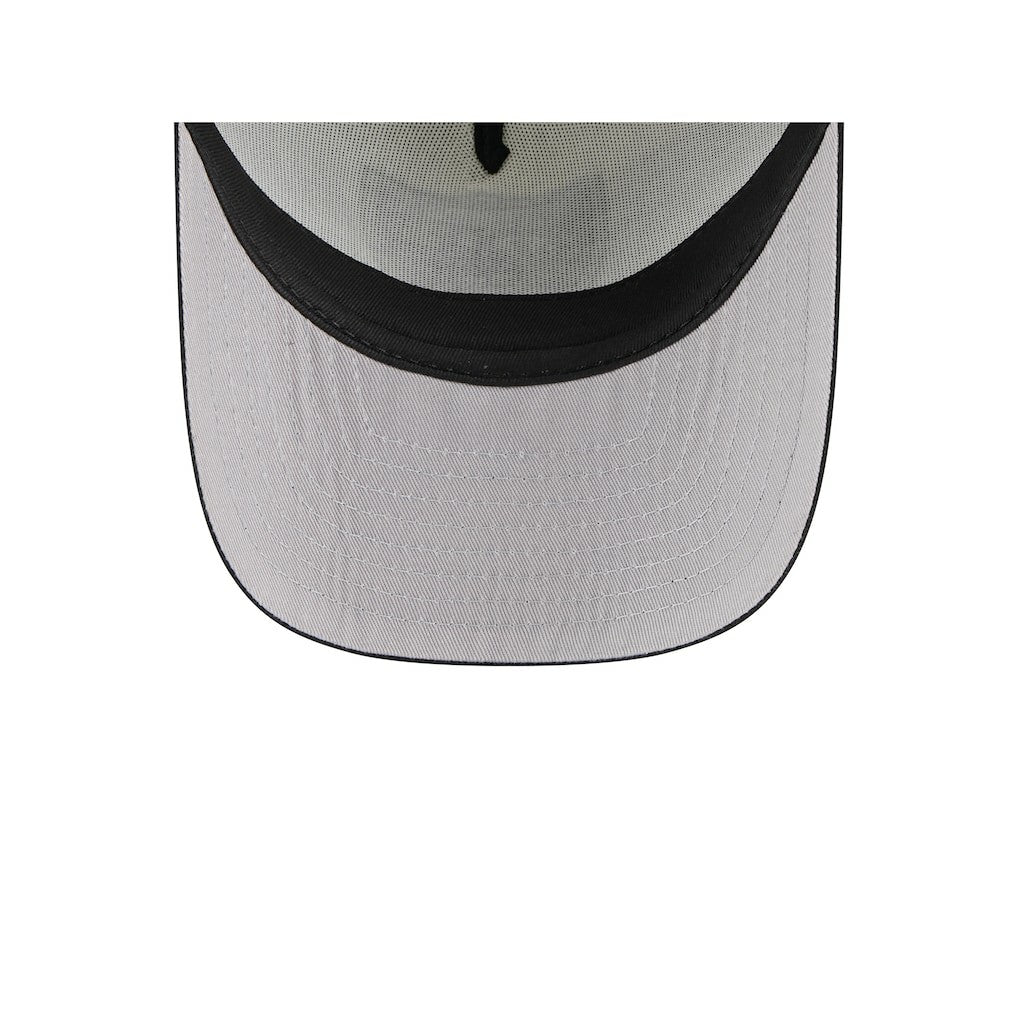 Las Vegas Raiders New Era Banner A-Frame 9FIFTY Trucker Snapback Hat - Cream/Black sale