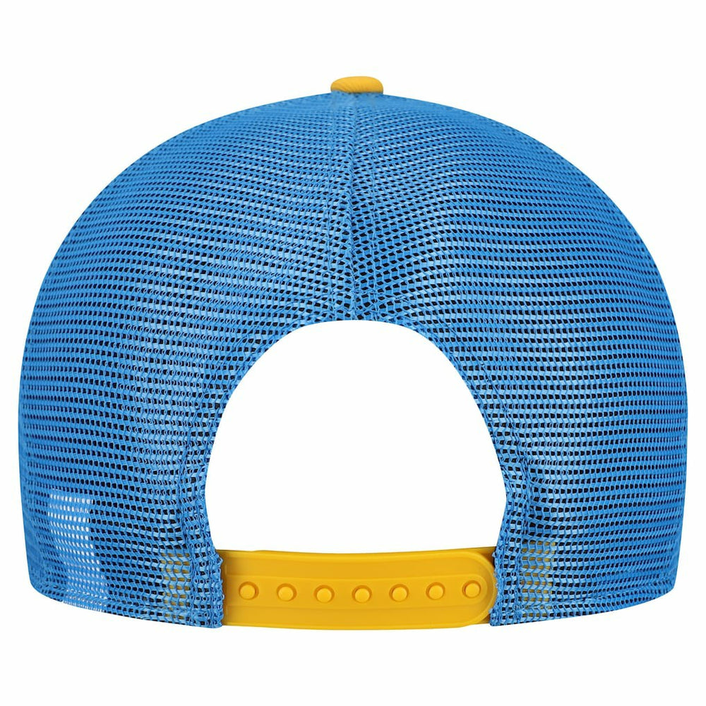 Los Angeles Chargers New Era Banner A-Frame 9FIFTY Snapback Hat - Cream/Powder Blue outlet