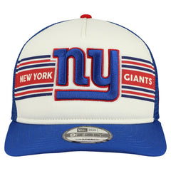 New York Giants New Era Banner A-Frame 9FIFTY Snapback Hat - Cream/Royal cheap