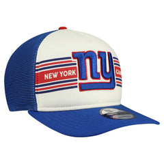New York Giants New Era Banner A-Frame 9FIFTY Snapback Hat - Cream/Royal cheap