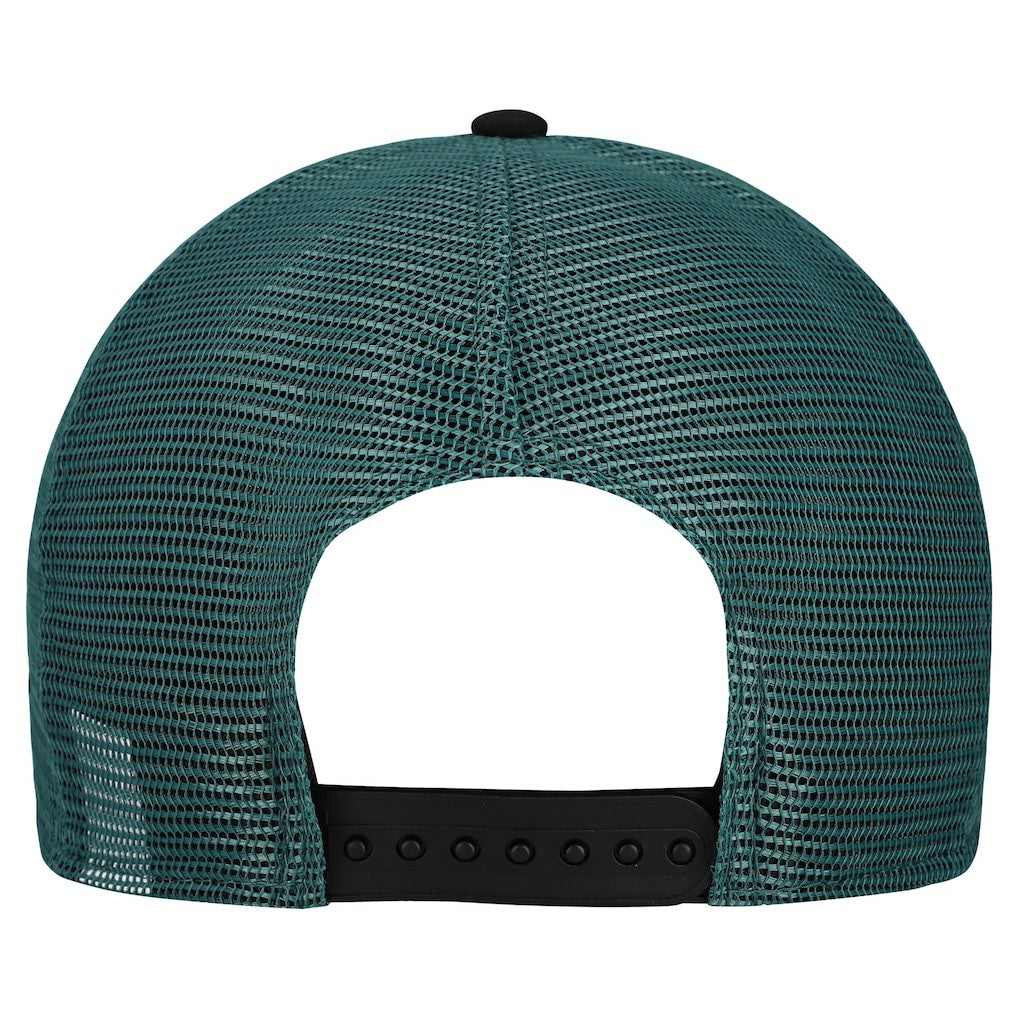 Philadelphia Eagles New Era Banner A-Frame 9FIFTY Snapback Hat - Cream/Midnight Green cheap