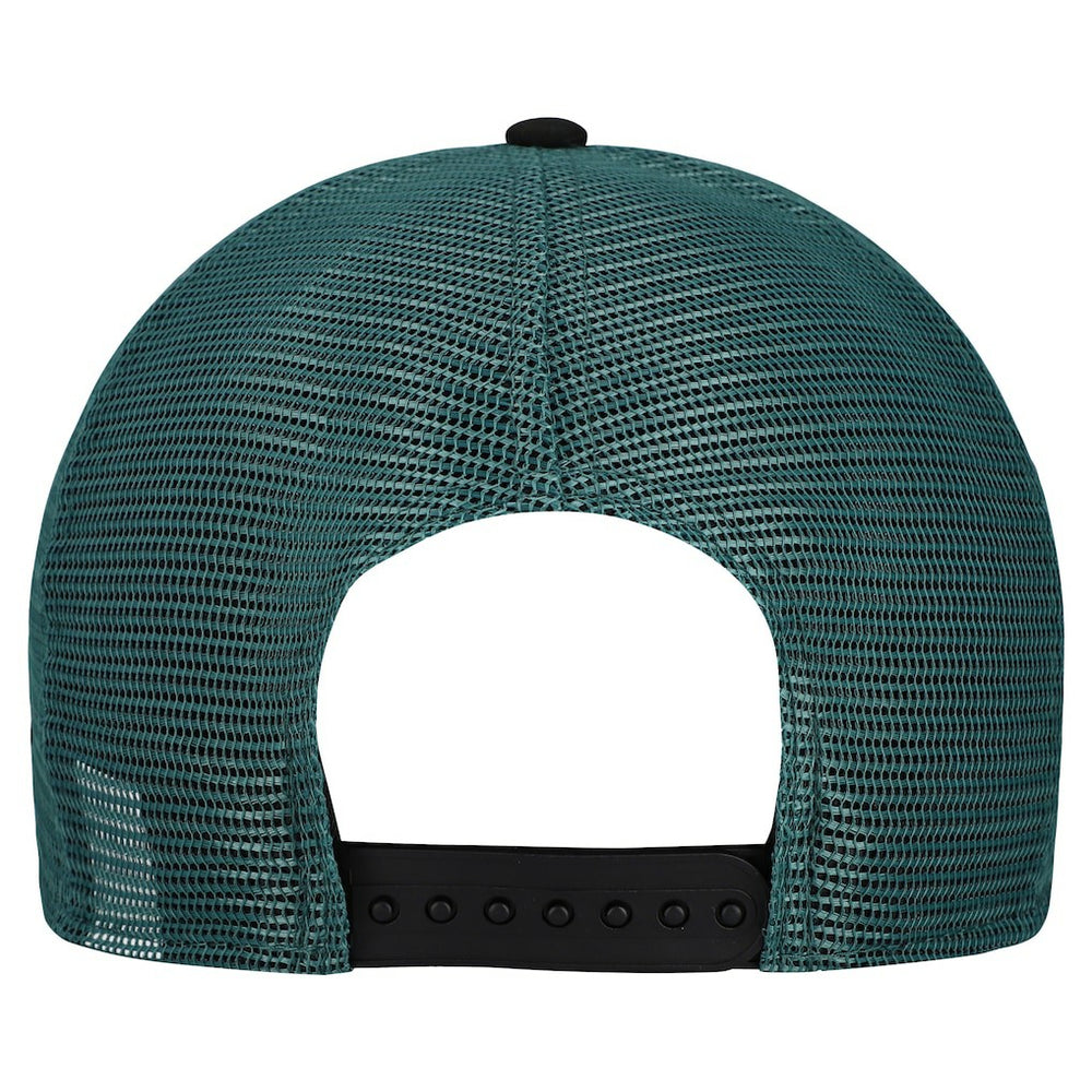 Philadelphia Eagles New Era Banner A-Frame 9FIFTY Snapback Hat - Cream/Midnight Green cheap