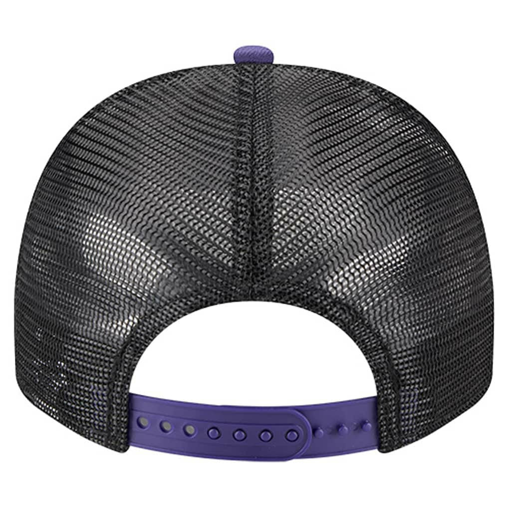 Baltimore Ravens New Era Banner A-Frame 9FIFTY Trucker Snapback Hat - Cream/Black sale