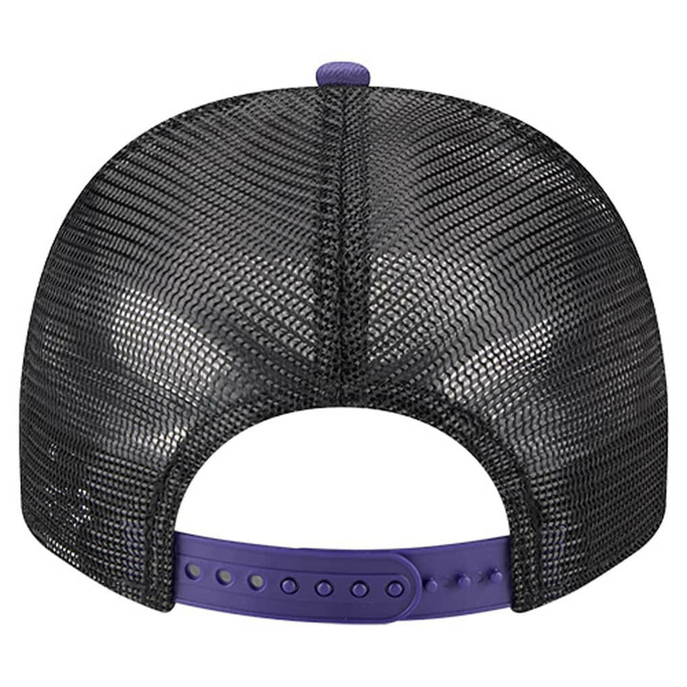 Baltimore Ravens New Era Banner A-Frame 9FIFTY Trucker Snapback Hat - Cream/Black sale