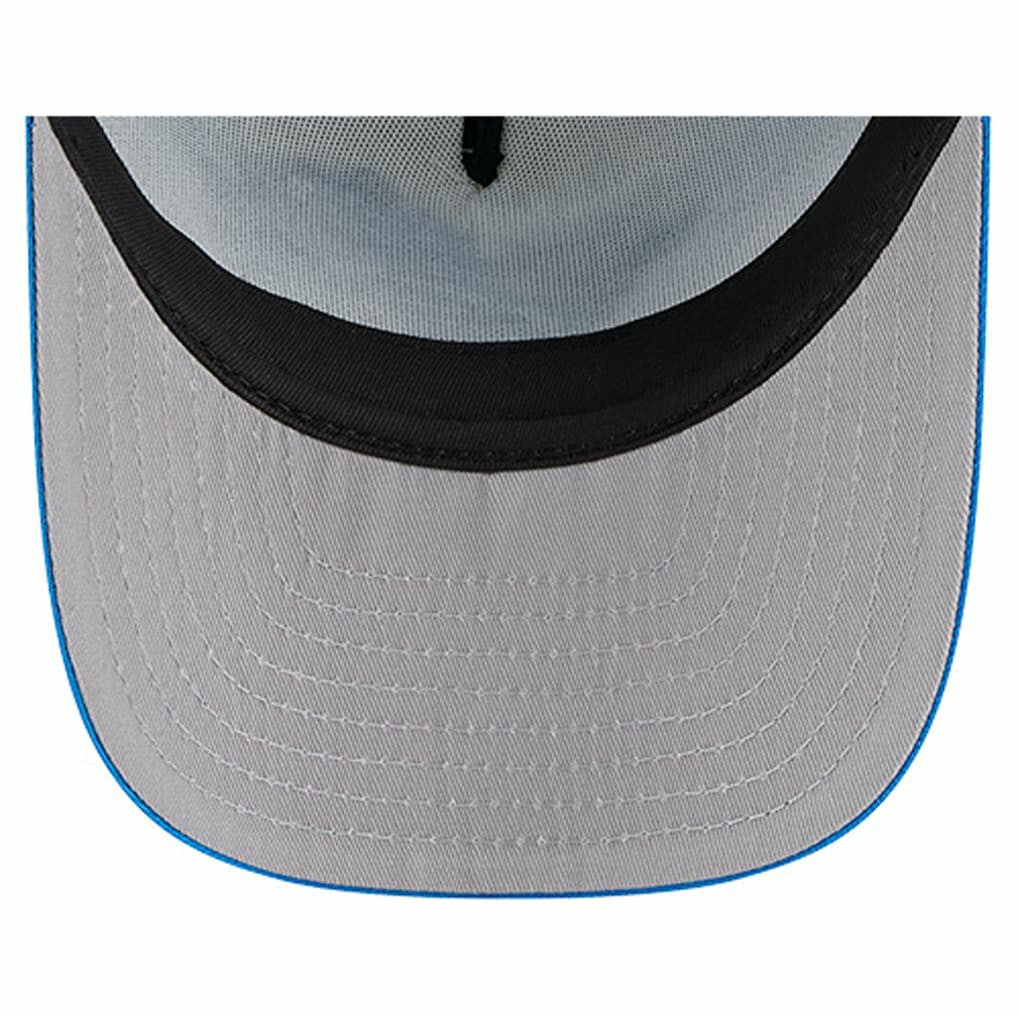 Detroit Lions New Era Banner A-Frame 9FIFTY Trucker Snapback Hat - Cream/Blue discount