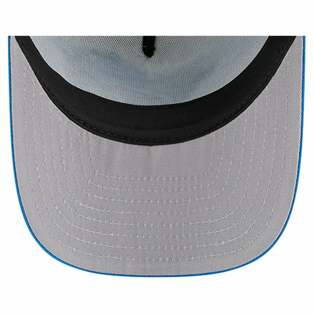 Detroit Lions New Era Banner A-Frame 9FIFTY Trucker Snapback Hat - Cream/Blue discount
