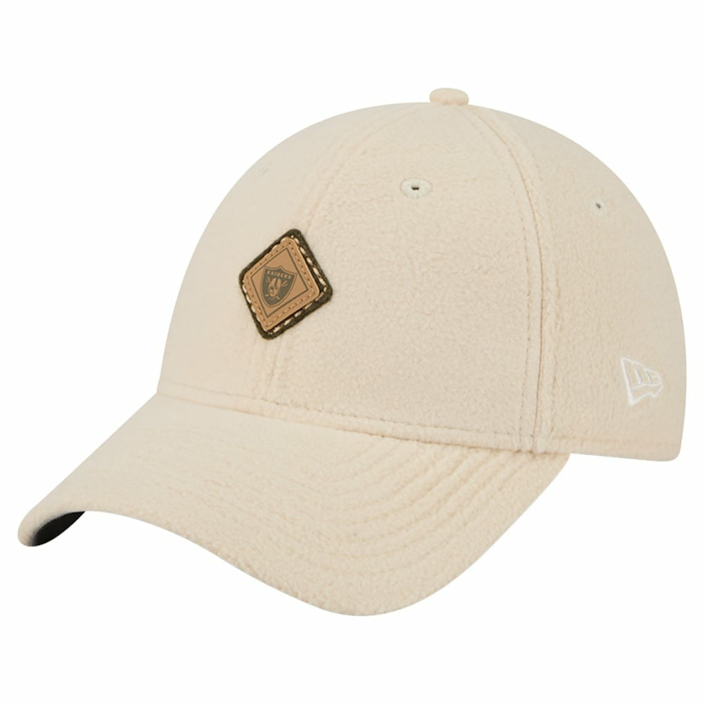 Las Vegas Raiders New Era Women's Comfy 9FORTY Adjustable Hat - Cream discount