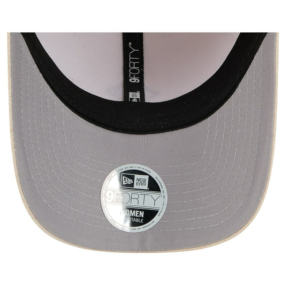 Las Vegas Raiders New Era Women's Comfy 9FORTY Adjustable Hat - Cream discount