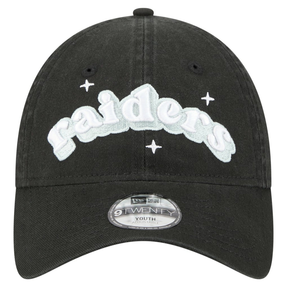 Las Vegas Raiders New Era Girls Youth Cheer 9TWENTY Adjustable Hat - Black outlet