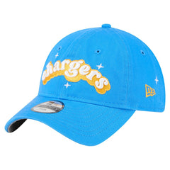 Los Angeles Chargers New Era Girls Youth Cheer 9TWENTY Adjustable Hat - Powder Blue for sale