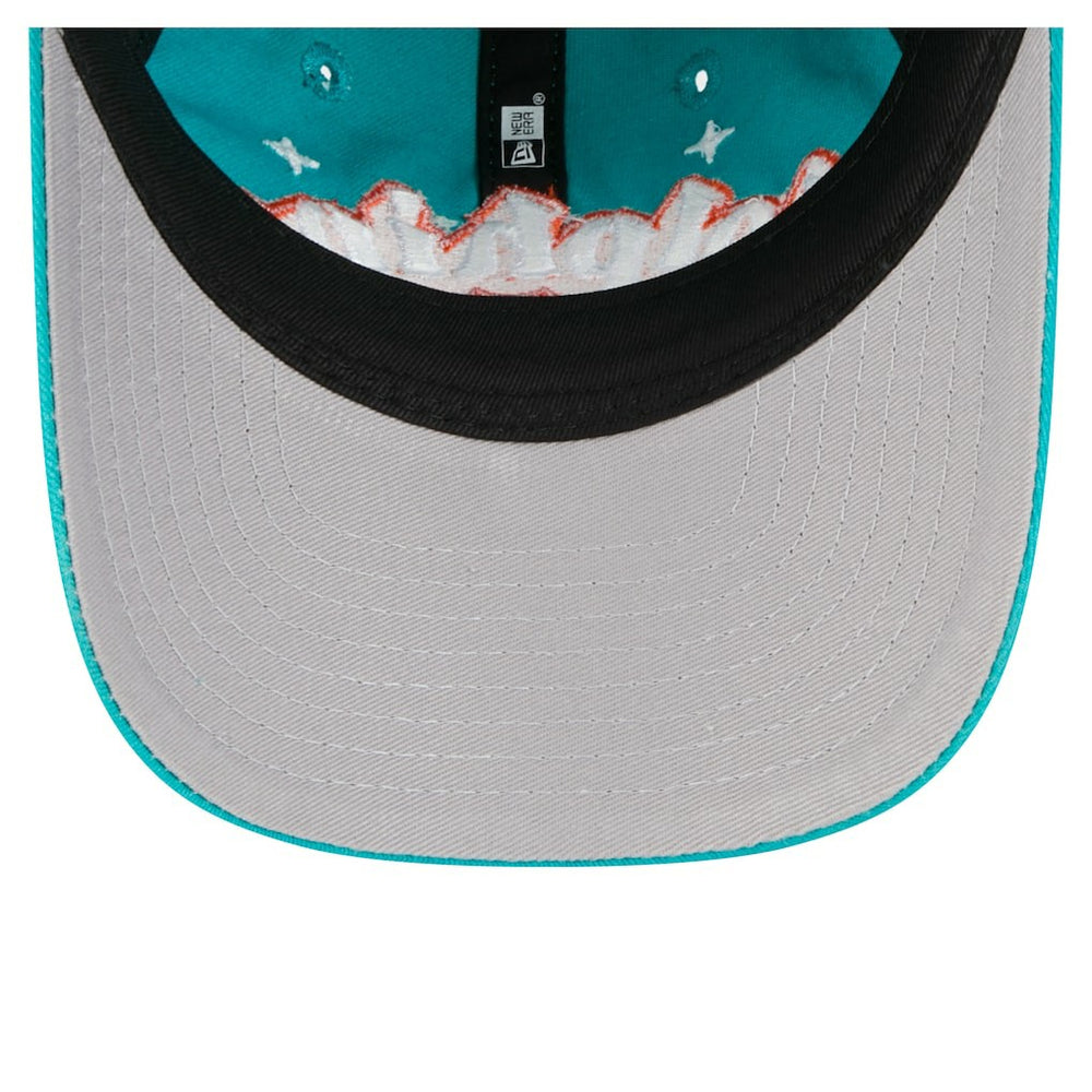 Miami Dolphins New Era Girls Youth Cheer 9TWENTY Adjustable Hat - Aqua online