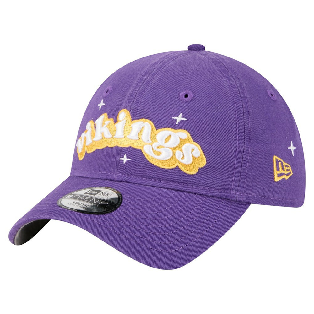Minnesota Vikings New Era Girls Youth Cheer 9TWENTY Adjustable Hat - Purple discount