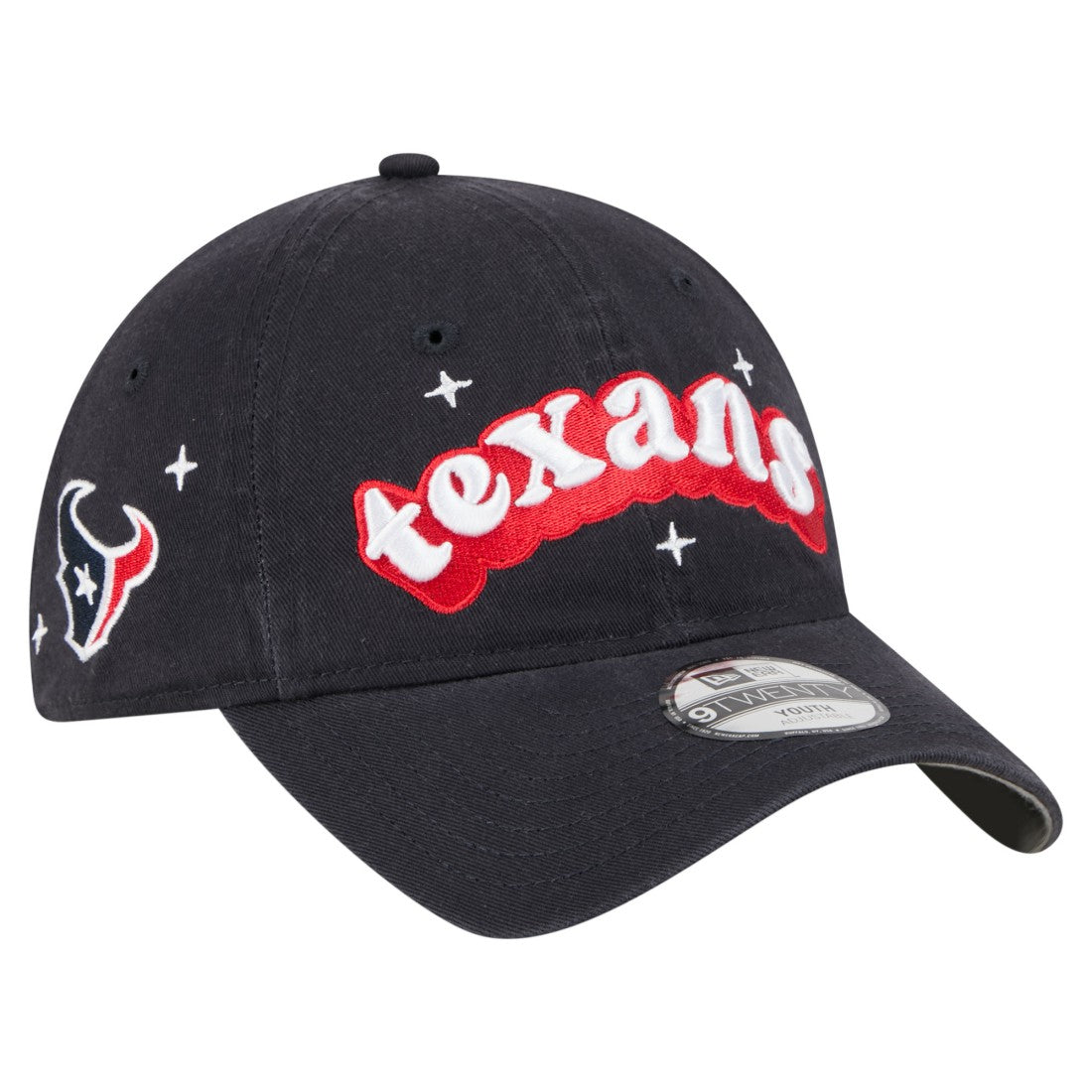 Houston Texans New Era Girls Youth Cheer 9TWENTY Adjustable Hat - Navy sale